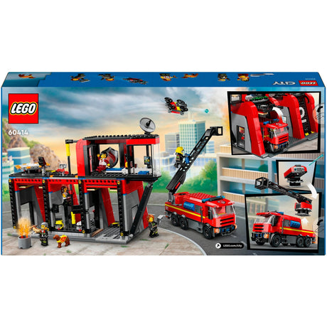 Lego city brandstation og brandbil - 60414