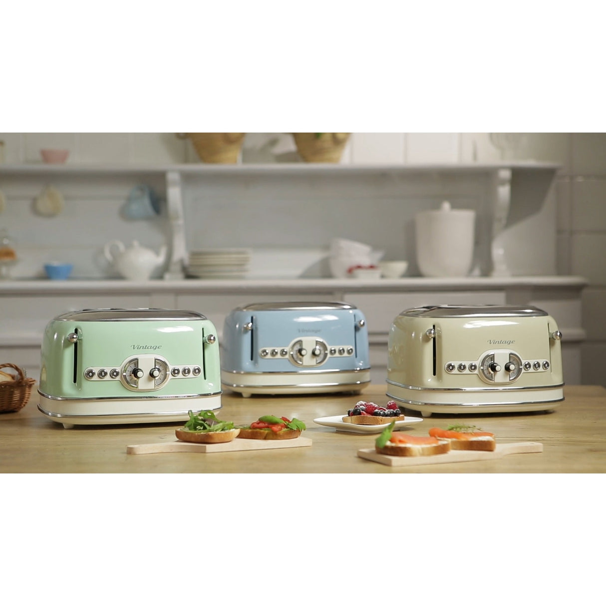 Ariete vintage brødrister 0156 05 (lyseblå)