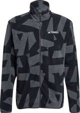Adidas terrex multi printet fuld lynlås - fleecejakke