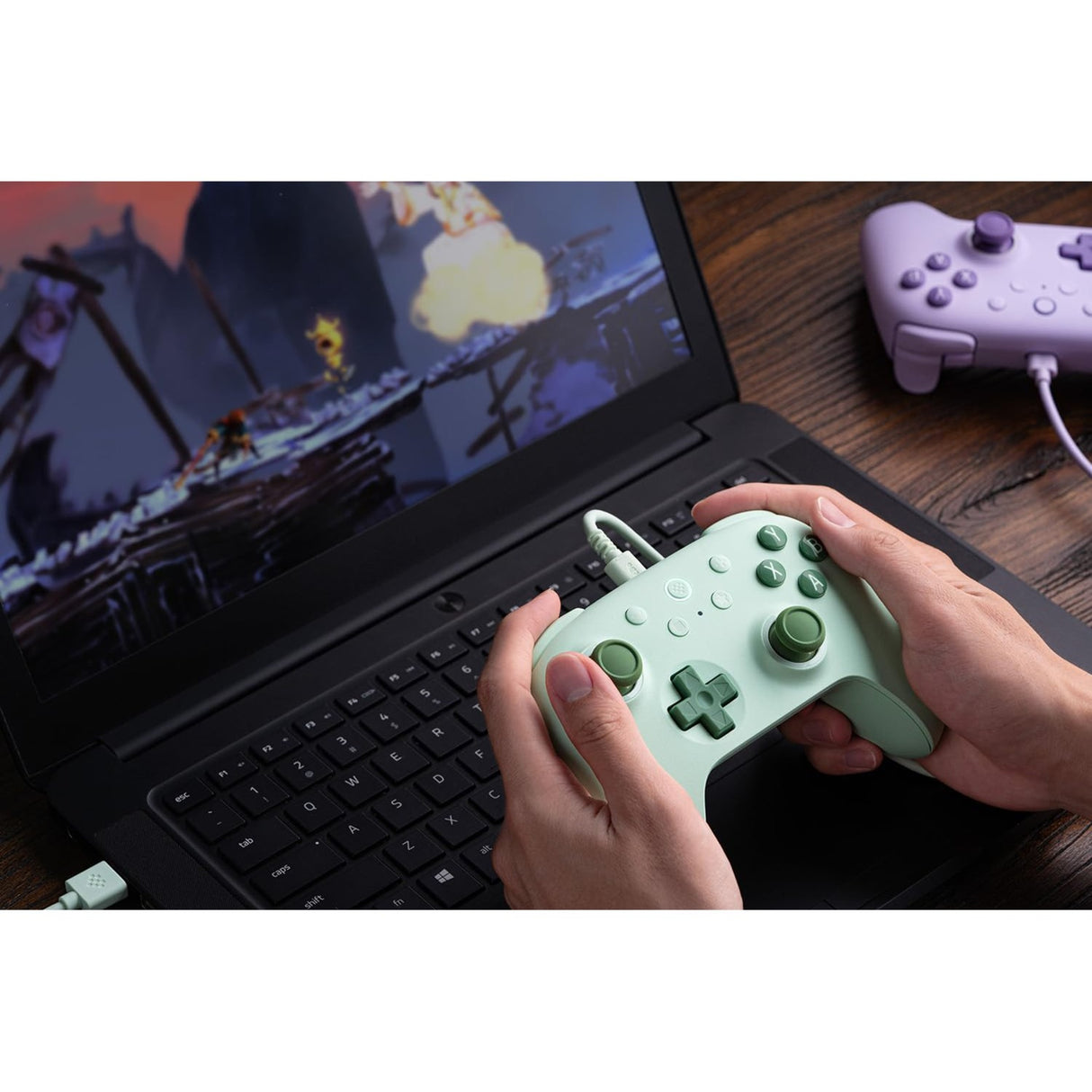 8bitdo ultimate 2c kablet gamepad (grøn)