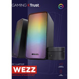 Trust GXT 611 Wezz Illuminated 2.0 RGB Speaker Set PC Speaker (sort, RGB LED'er)