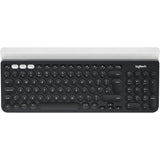 Logitech K780 trådløst tastatur til flere enheder (EU-layout (QWERTY), Bluetooth)