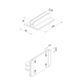 Neomounts nsls300silver bærbar holder 11-17 standard (sølv)