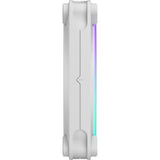 Fractal design momentum 12 rgb kabinet blæser (hvid, 120 x 120 x 25 mm, pwm)