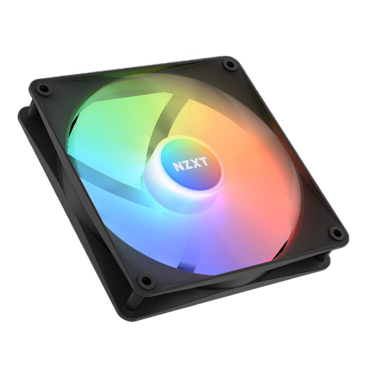 Nzxt f140 rgb core case ventilator (sort, 140 x 140 x 26 mm, pwm, uden controller)