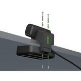 Brennerstuhl ®estilo duplex fatning, 2x keystone-moduler, 10x sikkerhedsfatninger, sølv sort