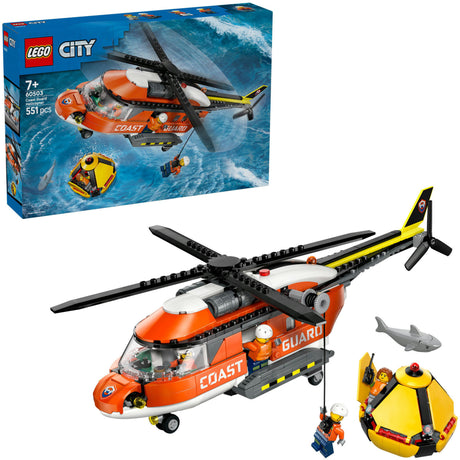 Lego city exploration 60503 kystvagt helikopter