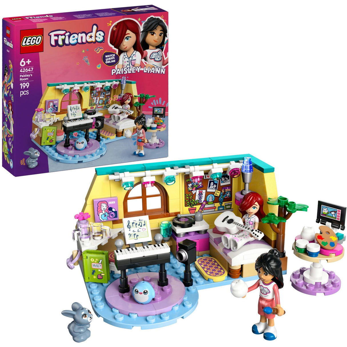 Lego venner - paisley's room byggelegetøj (42647)