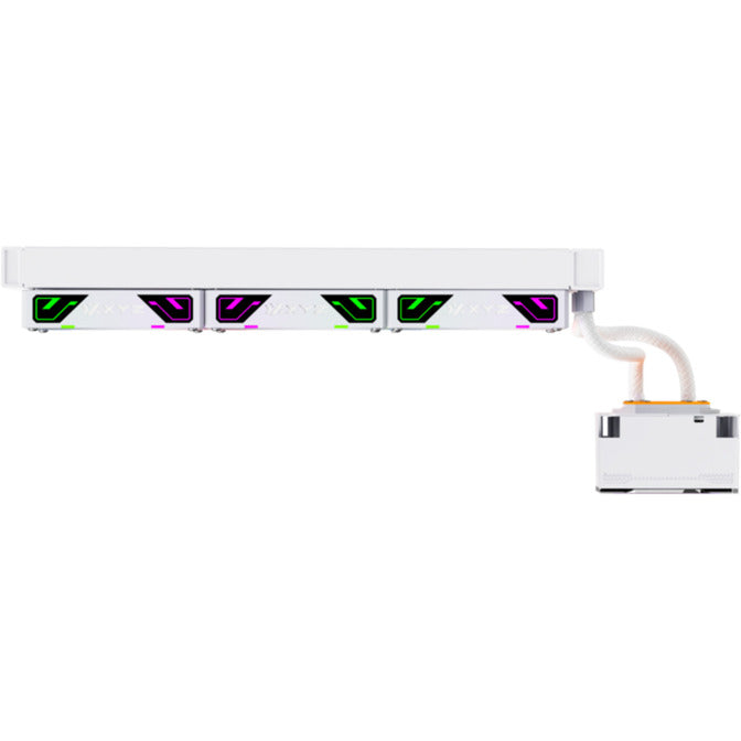 Xyz pc gear hydroview aio 360 vandkøling (hvid, argb, pwm)