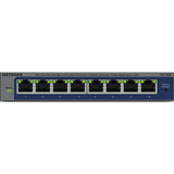 Netgear 8-ports gigabit plus-switch (gs108e-400eus) (grå, ikke-administreret)