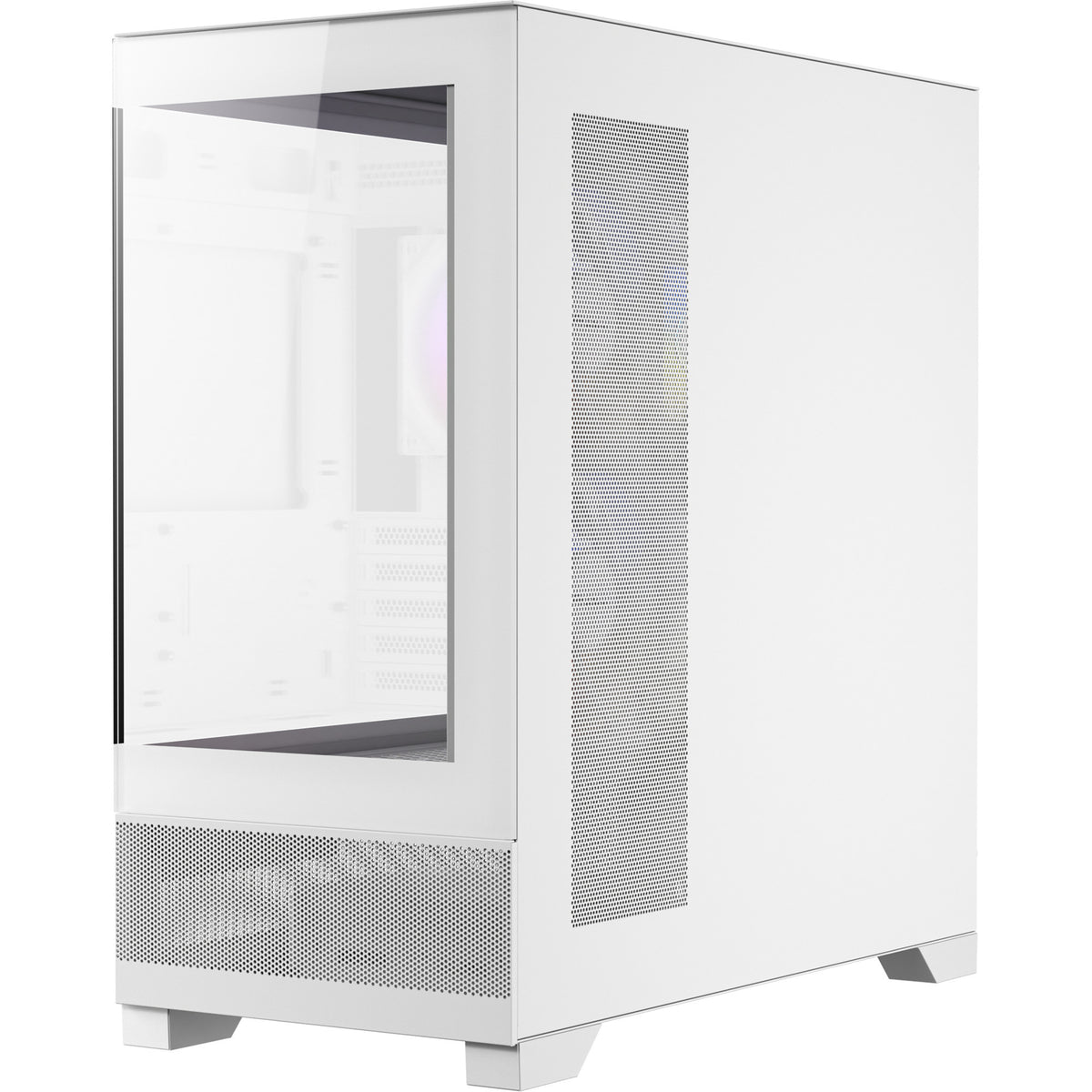 Antec cx500m argb mini tårnhus (hvid | 2x USB-A | 1x USB-C | hærdet glas)