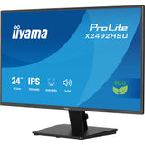 Iiyama prolite x2492hsu-b1 24 skærm (sort (mat), HDMI, skærmport, 2x USB-A)