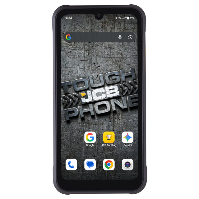 Jcb toughphone e50 smartphone (sort | 128 GB | android 16 | dual-SIM)