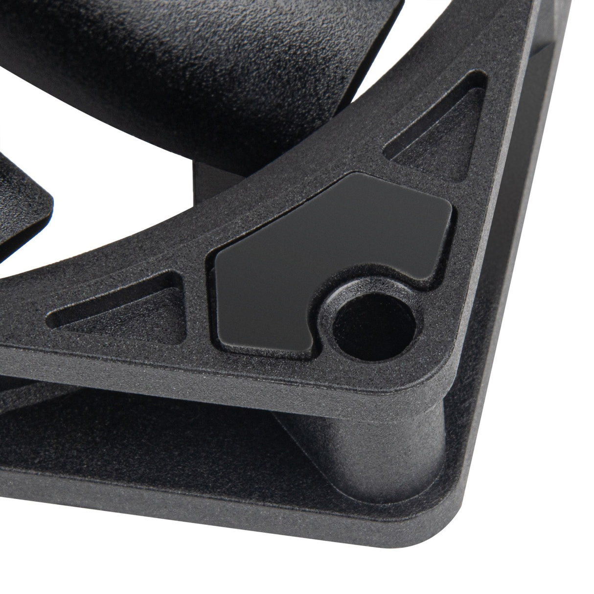 Silverstone air slimer 90 kabinet blæser (sort, 92 x 92 x 15 mm, pwm)
