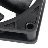 Silverstone air slimer 90 kabinet blæser (sort, 92 x 92 x 15 mm, pwm)