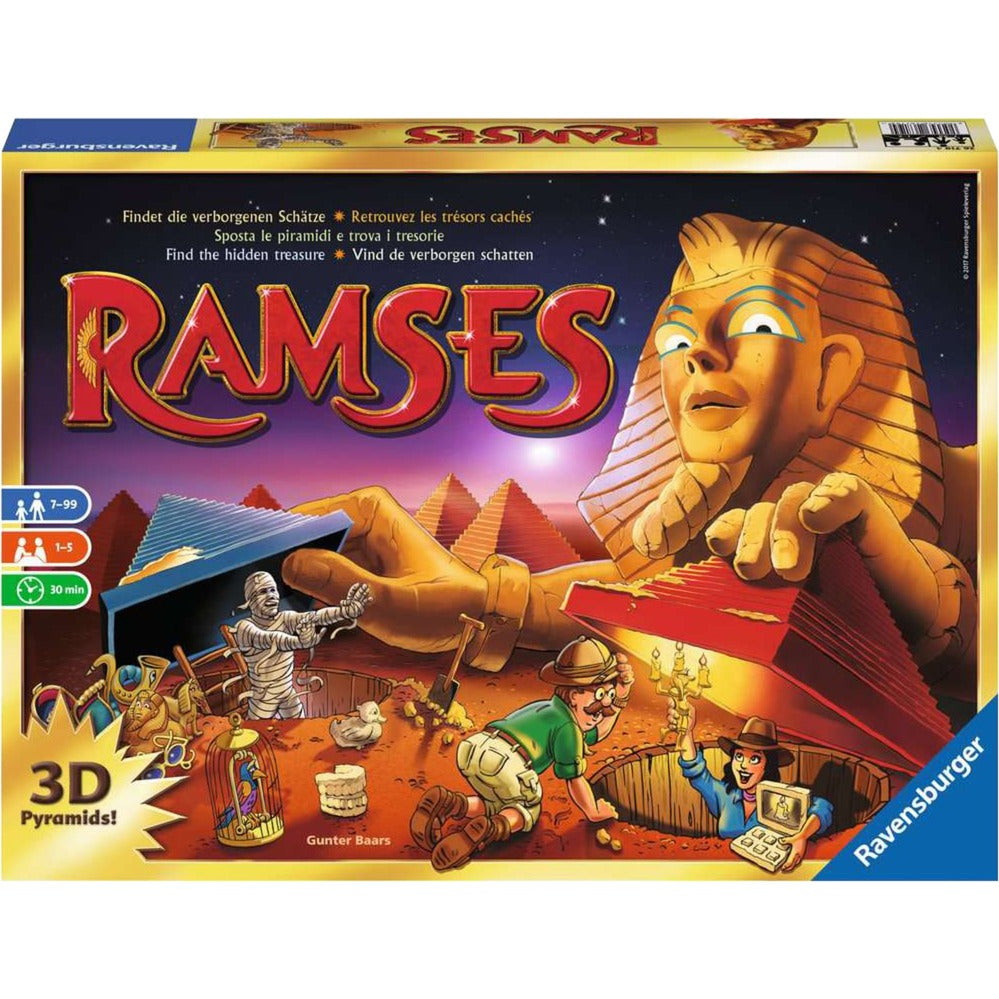 Ravensburger ramses brætspil (flersproget, 1 - 5 spillere, 30 minutter, fra 7 år)