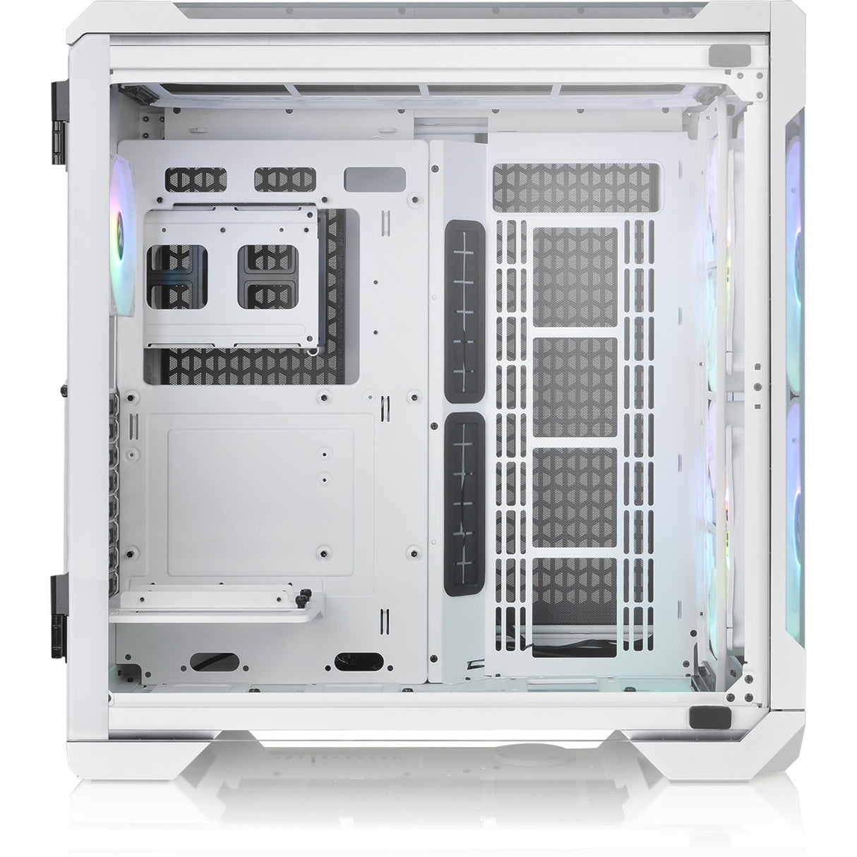Thermaltake view 51 tg sne argb edition midi tårnhus (hvid | 4x USB-A | 1x USB-C | RGB | vindue)