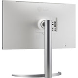 LG Ultrafine 27UQ850V-W 27 4K UHD-skærm (hvidsølv, 2x HDMI, skærmport, 2x USB-A, USB-B, USB-C)