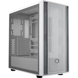 Cooler master masterbox 600 lite midi tårnhus (hvid | 2x USB-A | 1x USB-C | RGB | hærdet glas)