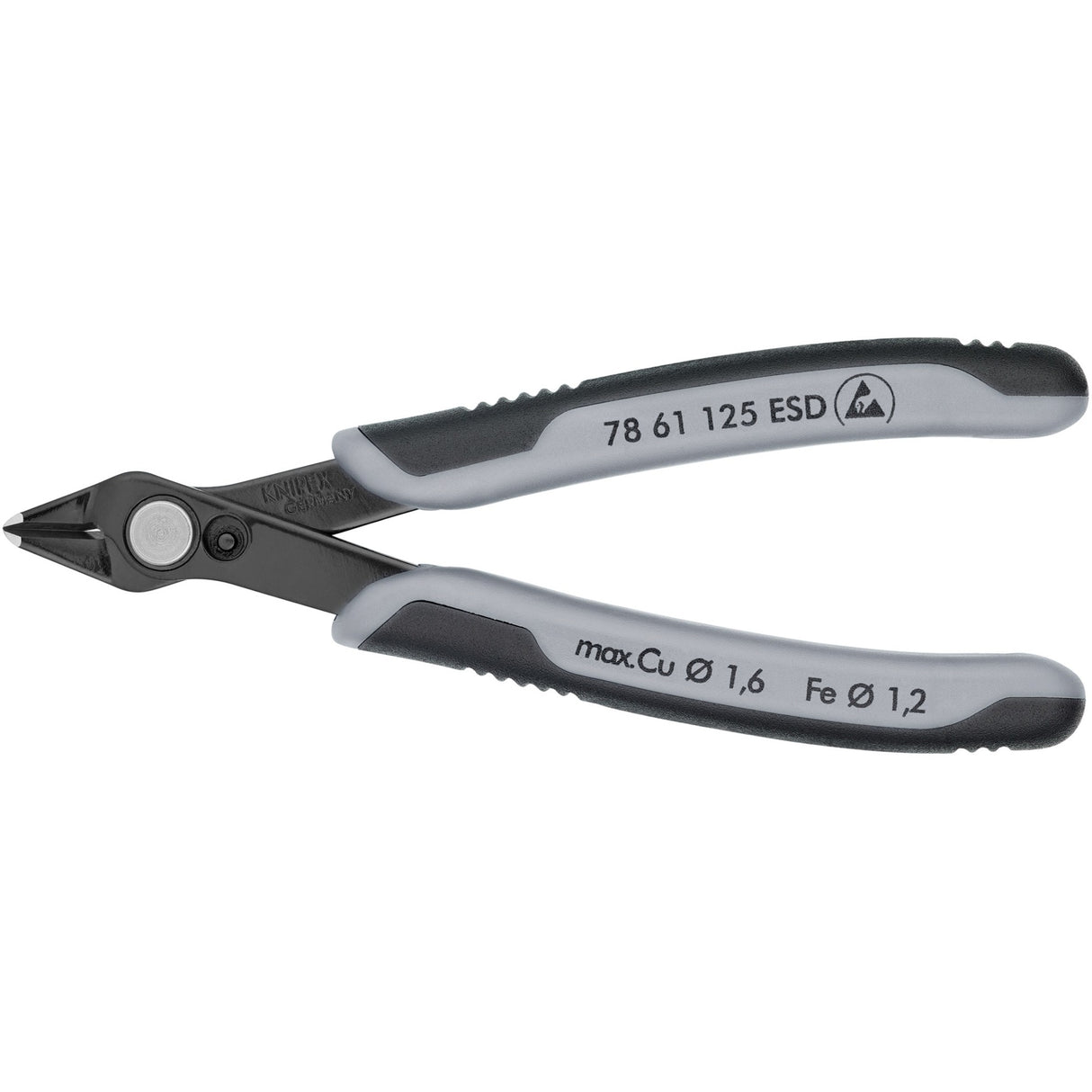 Knipex 78 61 125 esd sidetænger 64 hrc 125 mm esd