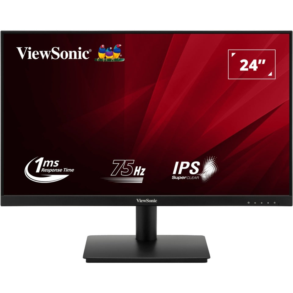 Viewsonic va240-h-2 23.8 skærm (sort (mat), HDMI, VGA)