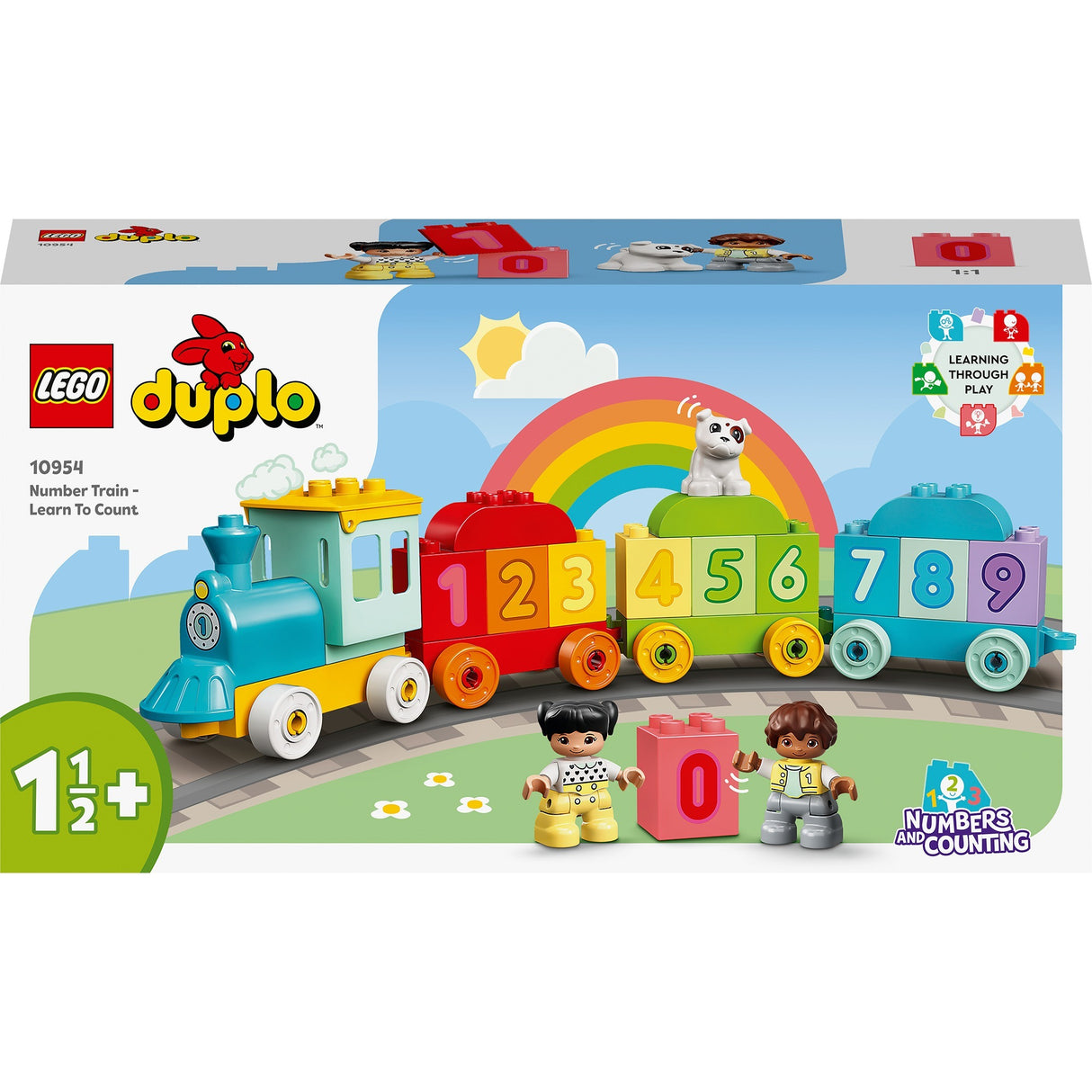 Lego duplo - taltog - lære at tælle byggelegetøj (10954)