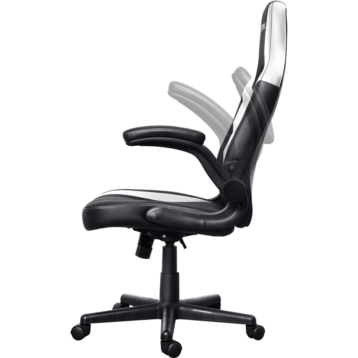 Trust GXT 703W Riye gaming stol (sort og hvid)
