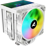 Sharkoon a60 rgb cpu køler (hvid, 4-benet pwm blæserstik)