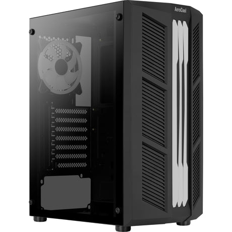Aerocool Prime V2 Midi Tower-hus (sort | 2x USB-A | RGB | vindue)