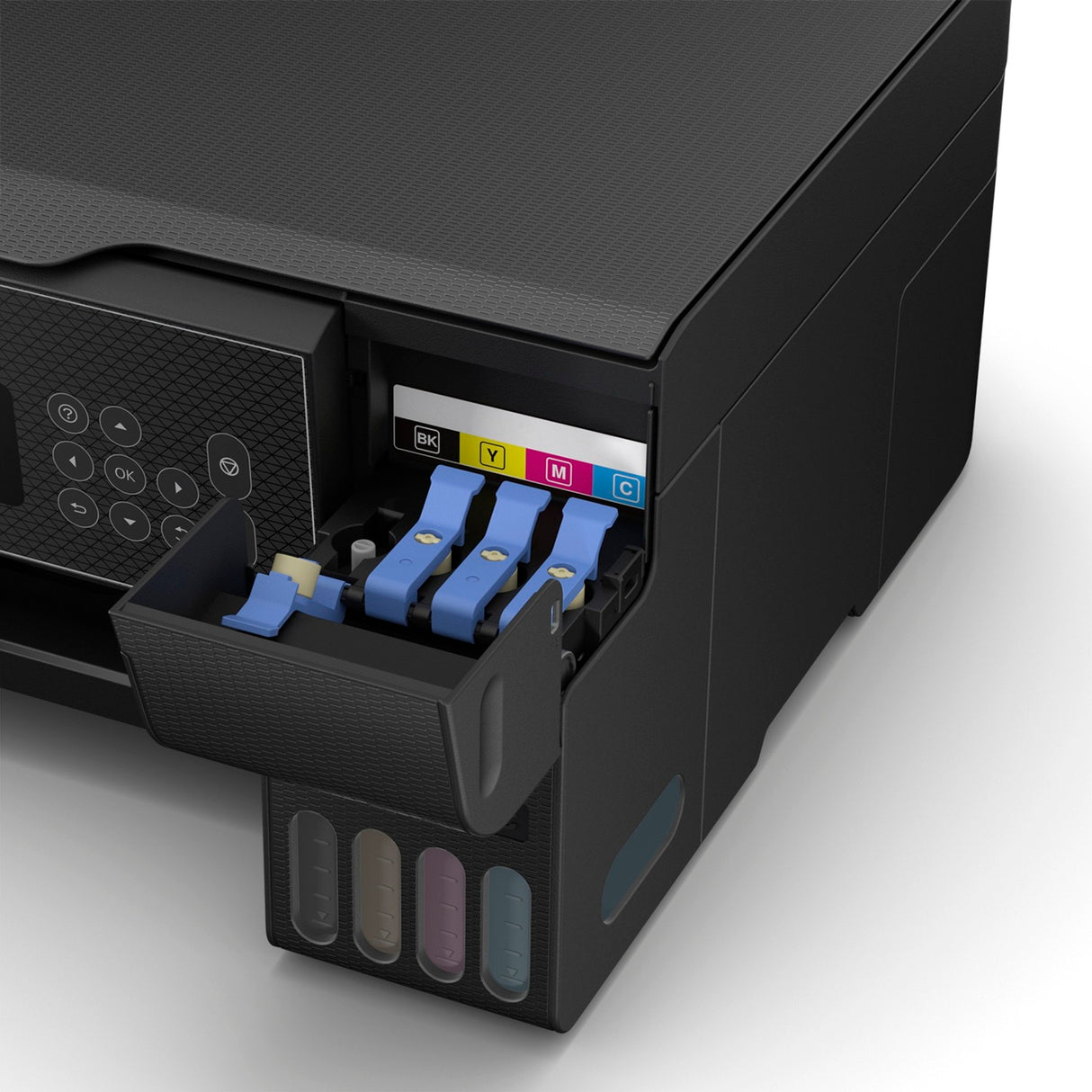 Epson ecotank et-2871 a4 multifunktions wi-fi-printer med blækbeholder alt-i-én inkjetprinter (sort, scan, kopi, wi-fi, inklusive op til 3 års blæk)