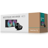 Deepcool mystique 240 argb vandkøling (sort, 4-benet pwm blæserstik)