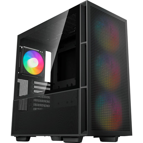 Deepcool CH560 MIDI Tower-hus (sort | 1x USB-A | 1x USB-C | RGB | vindue)