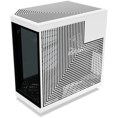 Hyte y70 midi tårnhus (hvid | 2x USB-A | 1x USB-C | hærdet glas)