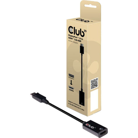 Club 3D DisplayPort 1.4 > HDMI 2.0B HDR Active Adapter (sort)