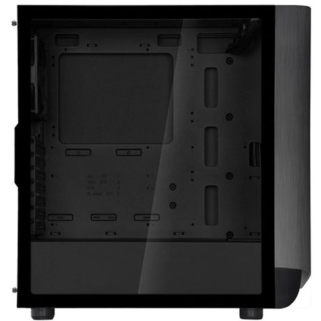 Silverstone Seta A1 Midi Tower-hus (sort titanium | 2x USB-A | 1x USB-C | RGB | hærdet glas)