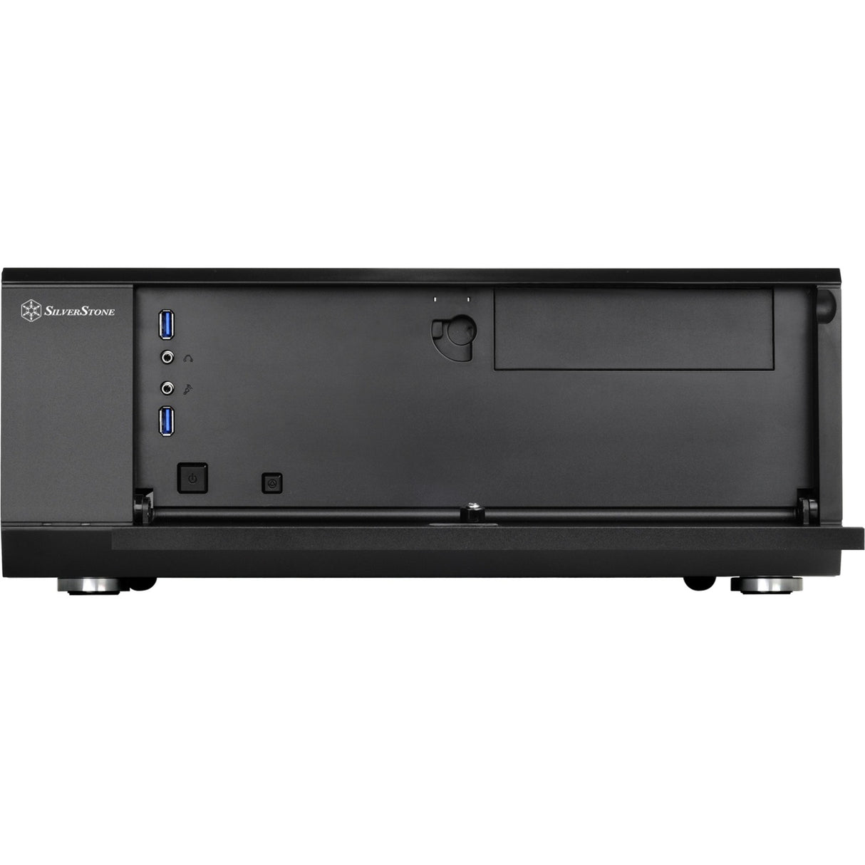 Silverstone SST-GD10B HTPC-hus (sort | 2x USB-A)