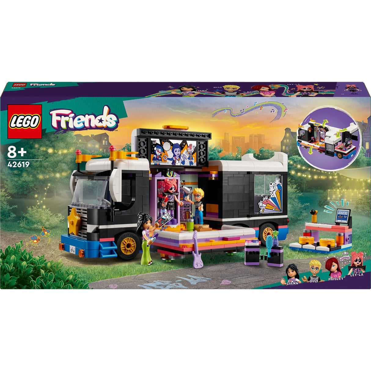 Lego friends - popstjerne tour bus byggelegetøj (42619)