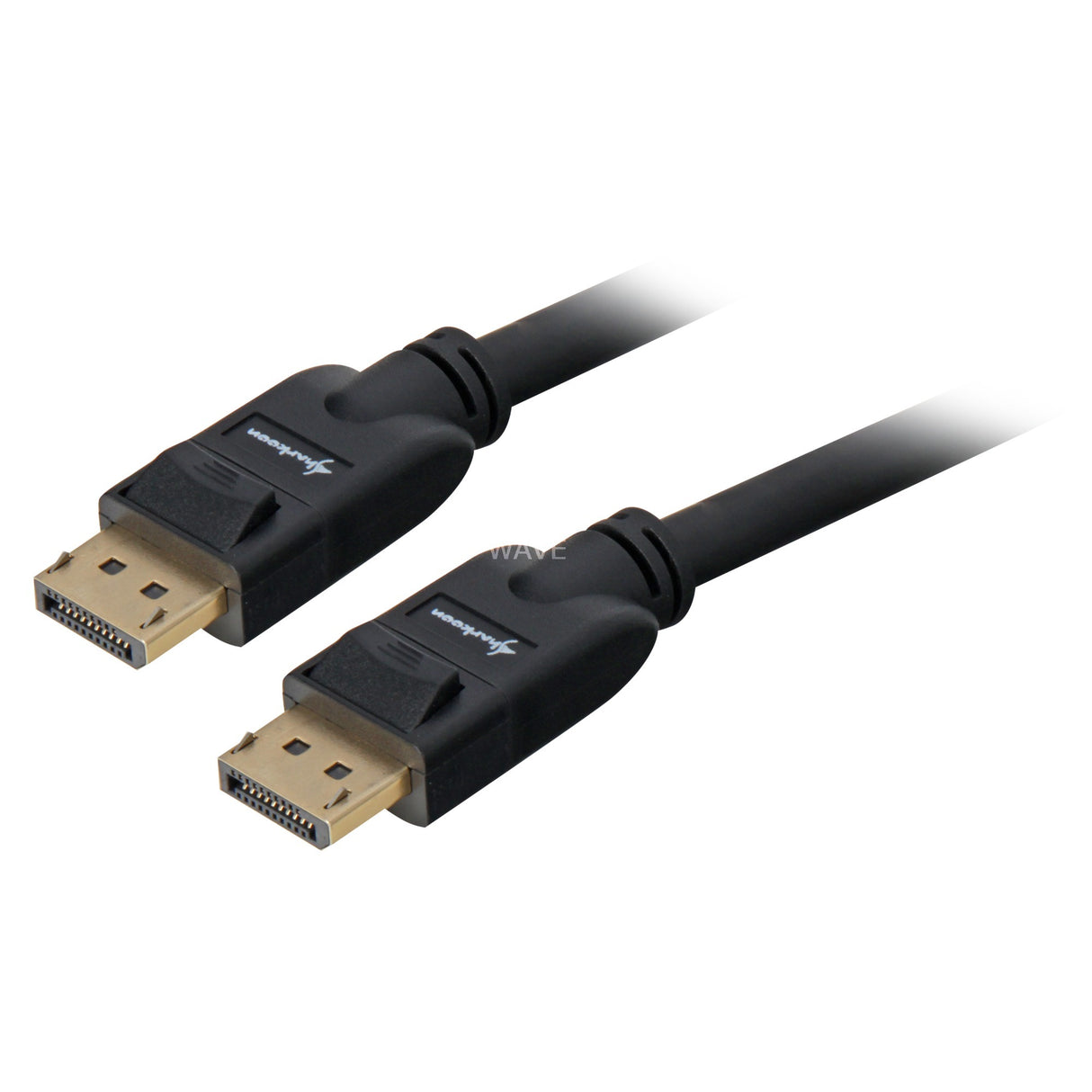 Sharkoon displayport 1.3 kabel (sort, 2 meter, 4k)