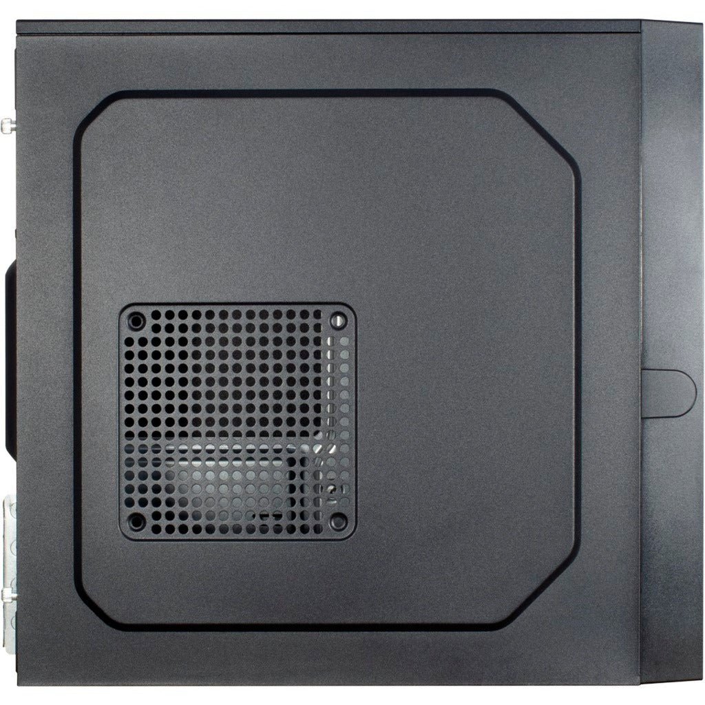 Inter-tech it-6505 reto mini tårnhus (sort | 2x USB-A)