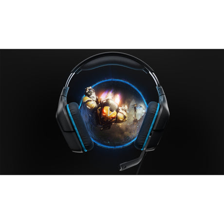 Logitech G432 7.1 Surround Sound Wired Over-Ear Gaming Headset (Sort Blå, PC, Playstation 4, Playstation 5, Xbox One, Xbox Series X|S, Nintendo Switch)