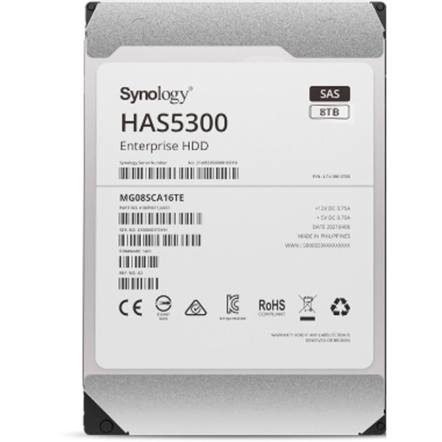 Synology har 5300 8 TB harddisk (sas 1200, has5300-8t)