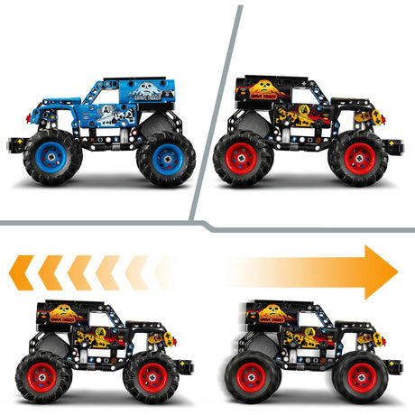 Lego Technic 42219 Monster Jam Grave Digger Fire and Ice