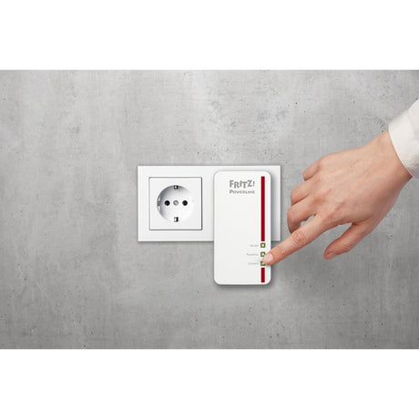 Fritz! powerline 1260e wlan sæt international powerline + wlan (hvid, mesh wi-fi)