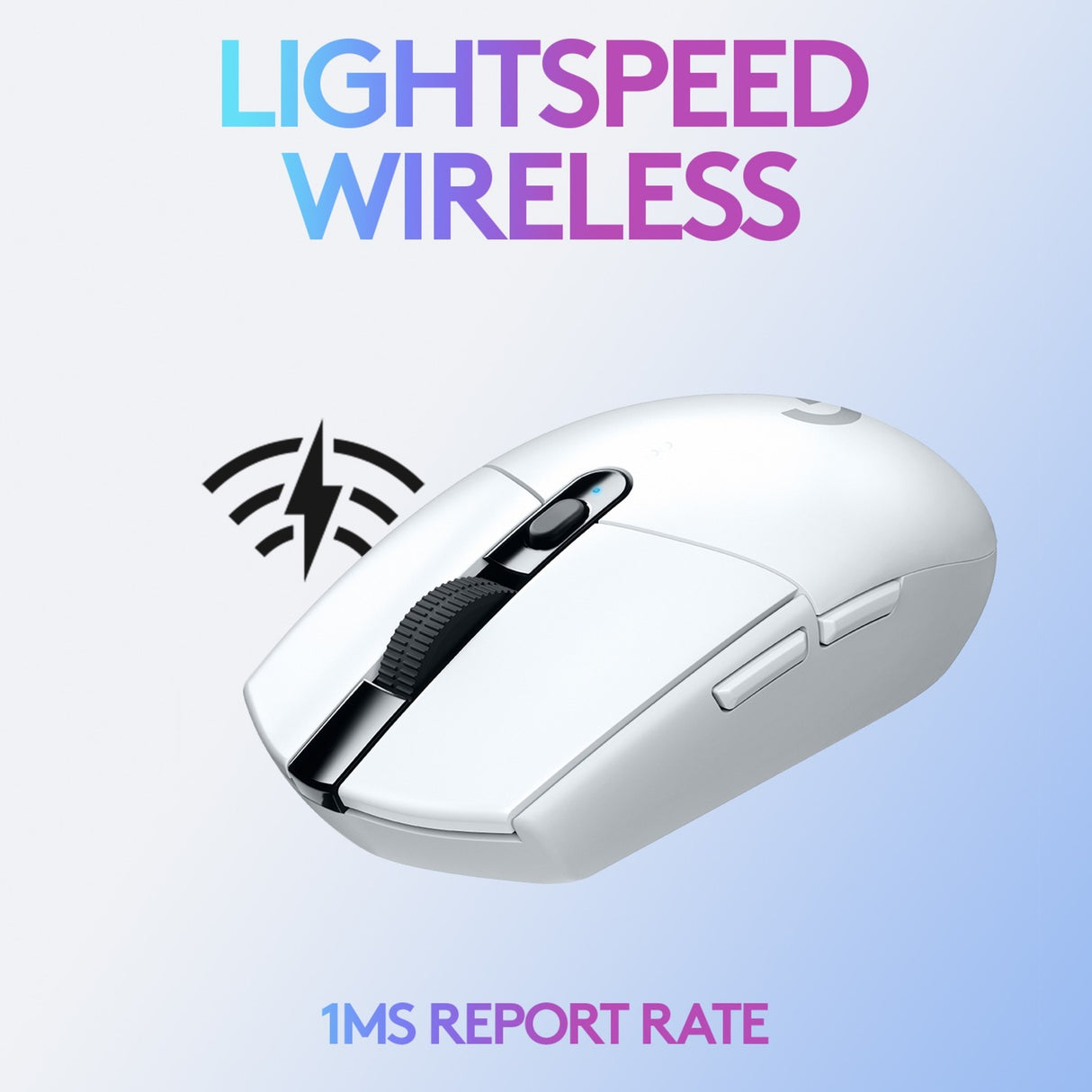 Logitech g305 lightspeed trådløs gamingmus (hvid, 200 – 12.000 dpi)