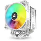 Sharkoon a60 rgb cpu køler (hvid, 4-benet pwm blæserstik)