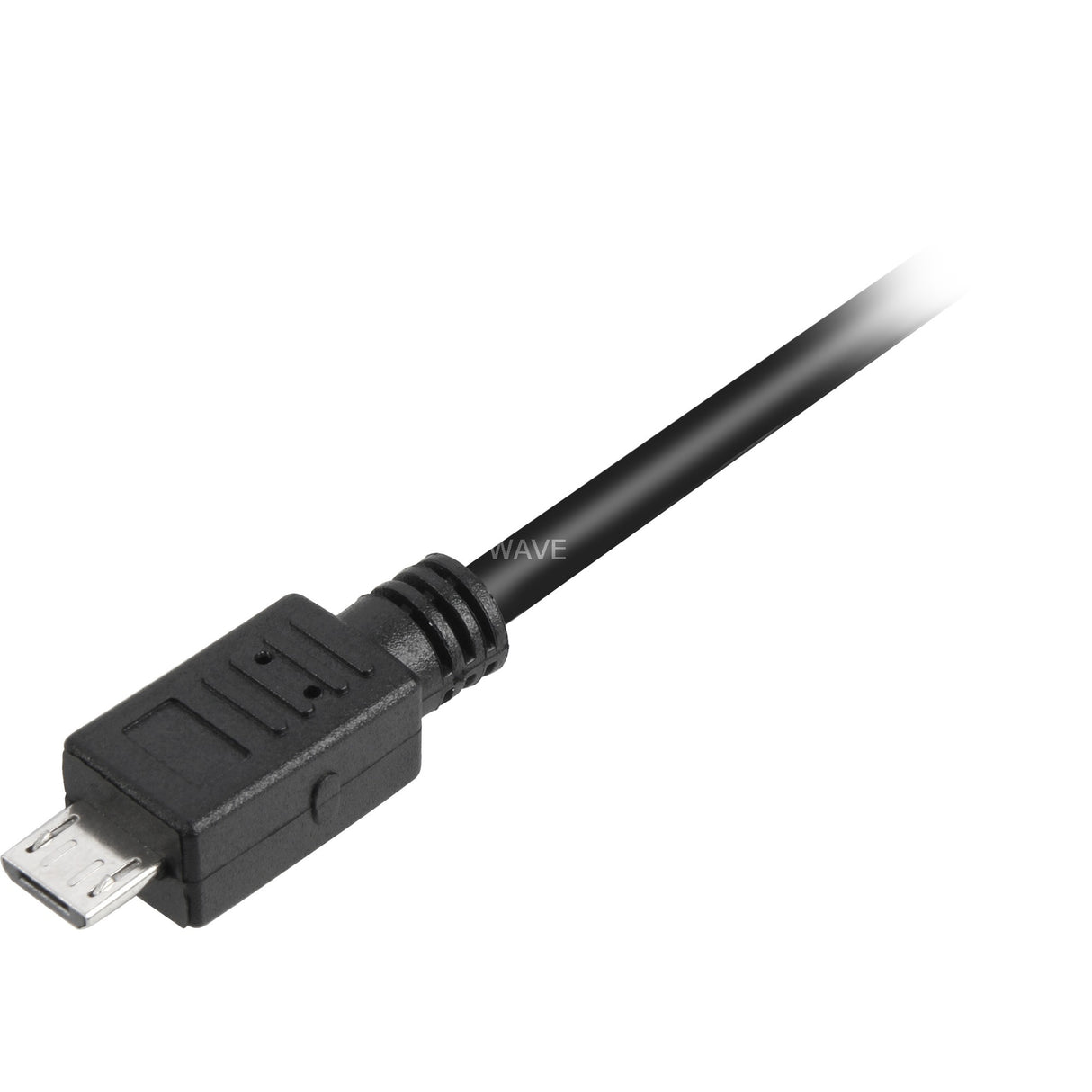 Sharkoon USB-A 2.0 > micro USB-B-kabel (sort, 1,5 meter)