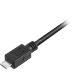 Sharkoon USB-A 2.0 > micro USB-B-kabel (sort, 1,5 meter)