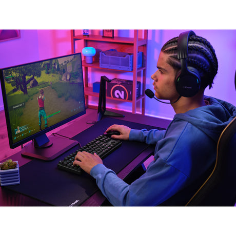 Trust GXT 864 Cada Compact Mechanical TKL Gaming Keyboard (sort, amerikansk layout (Qwerty), Huano Brown, RGB)