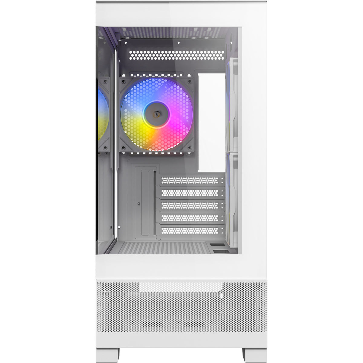 Antec cx500m argb mini tårnhus (hvid | 2x USB-A | 1x USB-C | hærdet glas)
