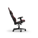 Dxracer prince l sort rød pvc læder gaming stol (sort rød)